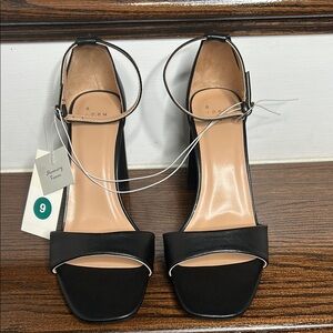 Women’s Shelly Heel With Memory Foam Insole- A New Day, Black